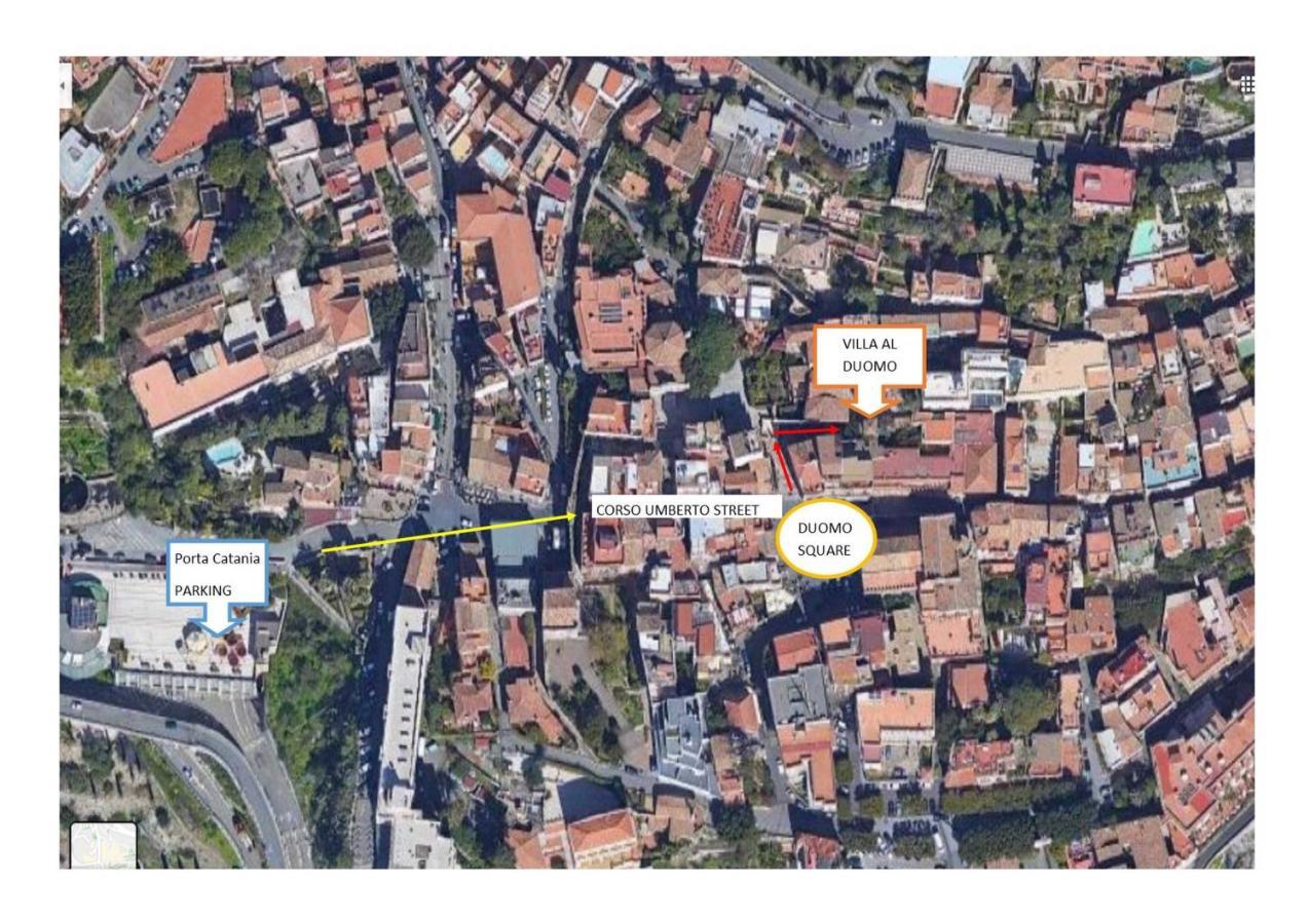 Private Villa At Villa Al Duomo タオルミーナ エクステリア 写真